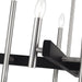 Livex Lighting - 49347-91 - Eight Light Chandelier - Denmark - Brushed Nickel with Black