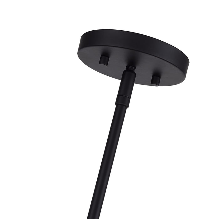 Livex Lighting - 49348-04 - Eight Light Chandelier - Denmark - Black with Brushed Nickel