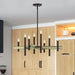 Livex Lighting - 49348-07 - Eight Light Chandelier - Denmark - Bronze with Antique Brass