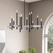 Livex Lighting - 49349-04 - 12 Light Foyer Chandelier - Denmark - Black with Brushed Nickel