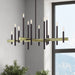 Livex Lighting - 49349-07 - 12 Light Foyer Chandelier - Denmark - Bronze with Antique Brass