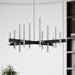 Livex Lighting - 49349-91 - 12 Light Chandelier - Denmark - Brushed Nickel with Black