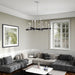 Livex Lighting - 49349-91 - 12 Light Chandelier - Denmark - Brushed Nickel with Black