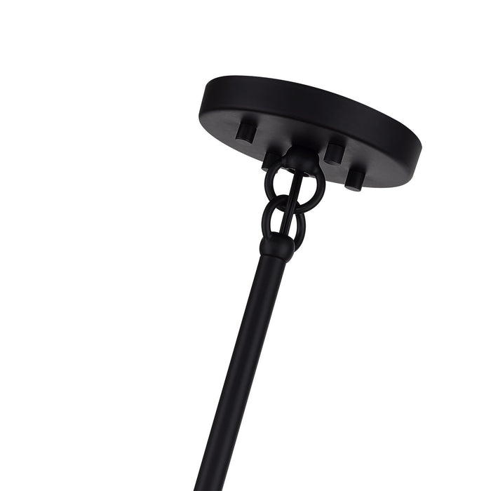 Livex Lighting - 49996-04 - Eight Light Chandelier - Helsinki - Black with Brushed Nickel