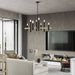 Livex Lighting - 49996-07 - Eight Light Chandelier - Helsinki - Bronze with Antique Brass