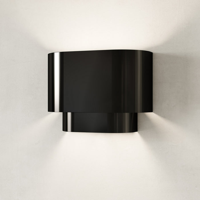 Livex Lighting - 50299-68 - One Light Wall Sconce - Springview - Shiny Black