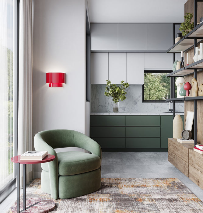 Livex Lighting - 50299-72 - One Light Wall Sconce - Springview - Shiny Red