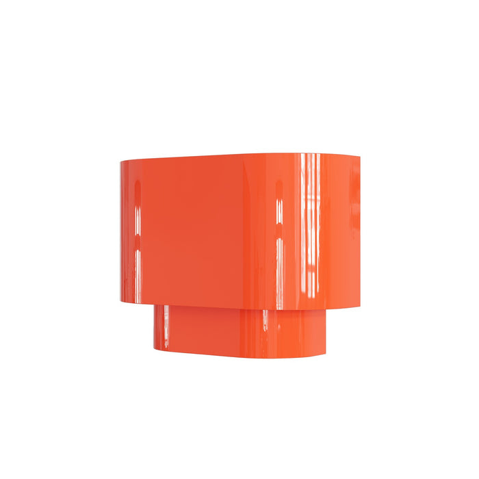 Livex Lighting - 50299-77 - One Light Wall Sconce - Springview - Shiny Orange