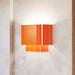 Livex Lighting - 50299-77 - One Light Wall Sconce - Springview - Shiny Orange