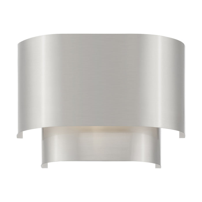 Livex Lighting - 50299-91 - One Light Wall Sconce - Springview - Brushed Nickel