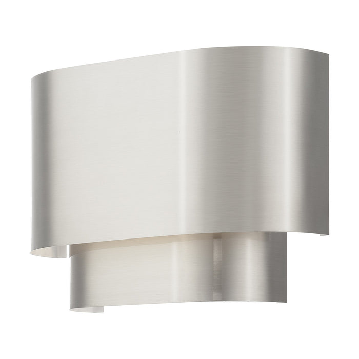Livex Lighting - 50299-91 - One Light Wall Sconce - Springview - Brushed Nickel