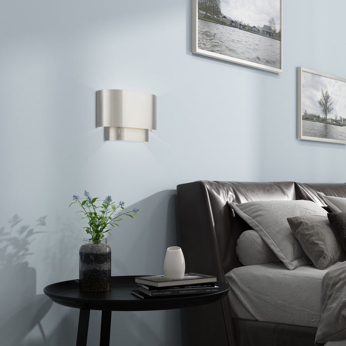 Livex Lighting - 50299-91 - One Light Wall Sconce - Springview - Brushed Nickel