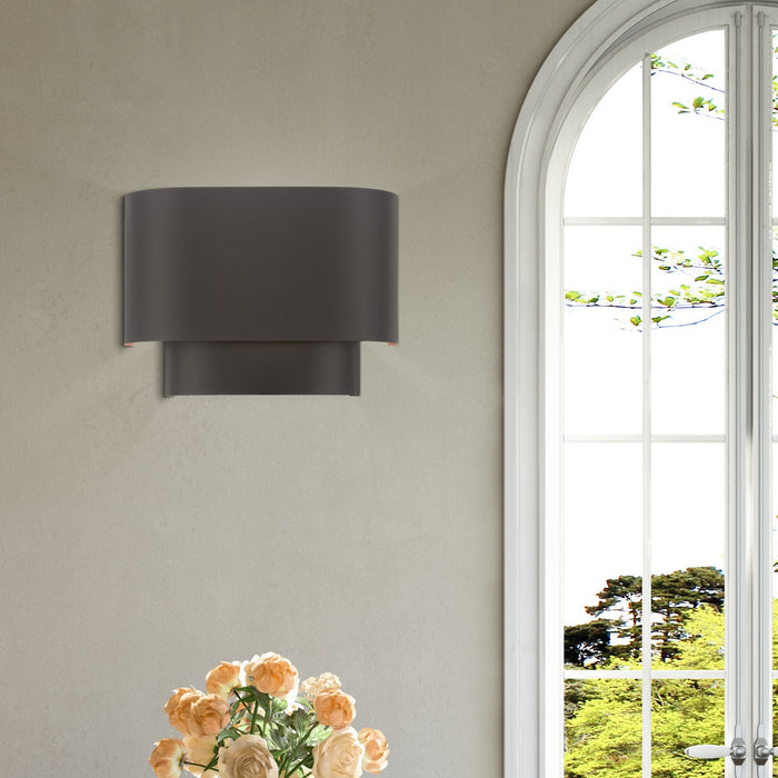 Livex Lighting - 50299-92 - One Light Wall Sconce - Springview - English Bronze