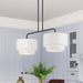 Livex Lighting - 50302-07 - Two Light Linear Chandelier - Manorwood - Bronze