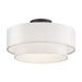 Livex Lighting - 50306-07 - Three Light Semi-Flush Mount - Manorwood - Bronze