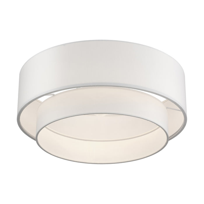 Livex Lighting - 50306-07 - Three Light Semi-Flush Mount - Manorwood - Bronze