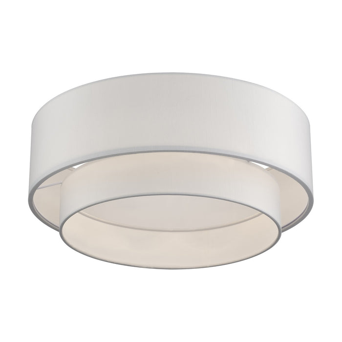 Livex Lighting - 50306-33 - Three Light Semi-Flush Mount - Manorwood - Soft Gold