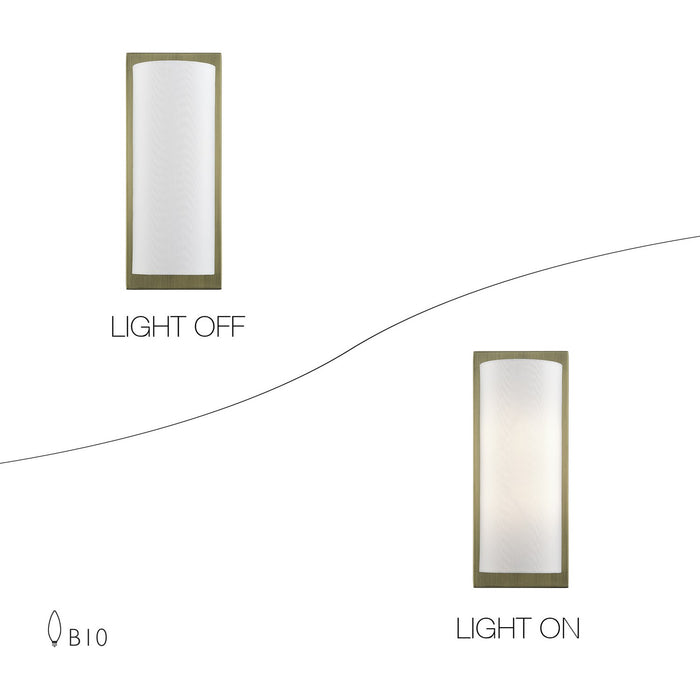 Livex Lighting - 50861-01 - One Light Wall Sconce - Brenton - Antique Brass