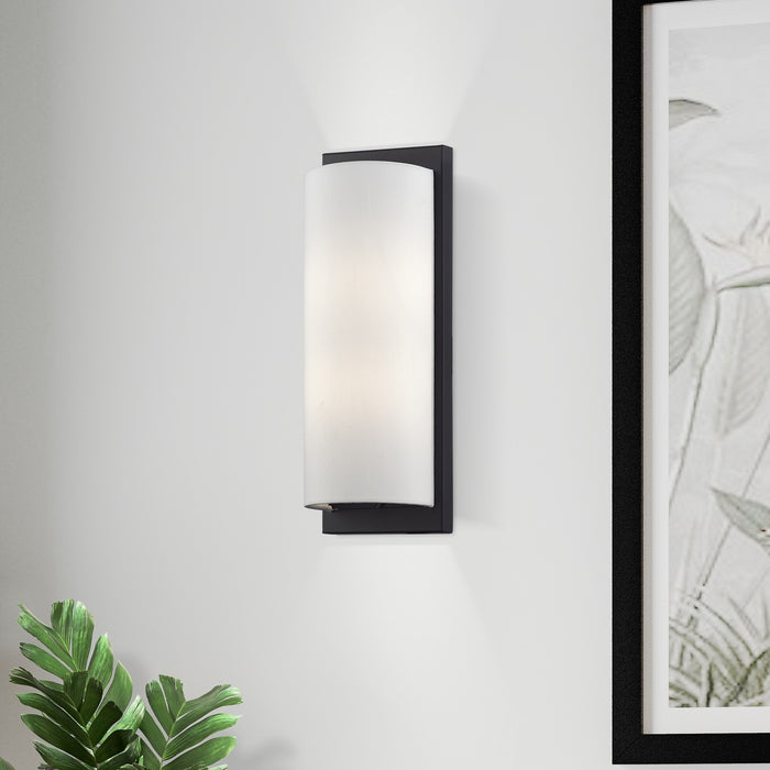 Livex Lighting - 50861-04 - One Light Wall Sconce - Brenton - Black