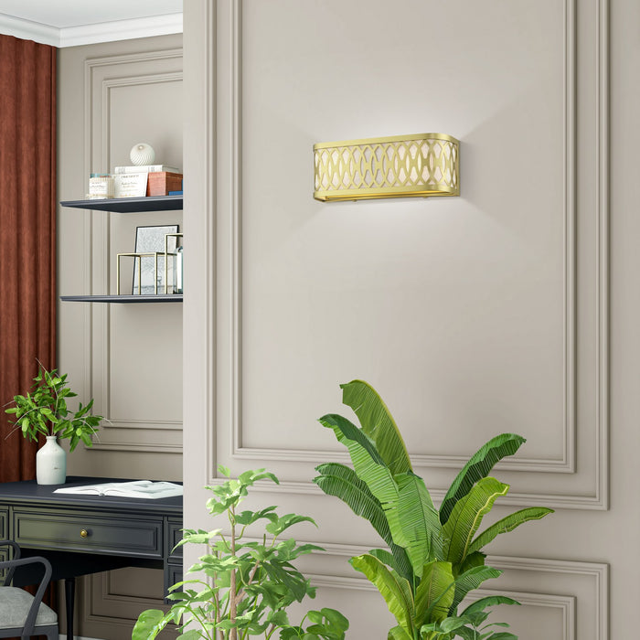 Livex Lighting - 53430-33 - Two Light Wall Sconce - Vistaview - Soft Gold