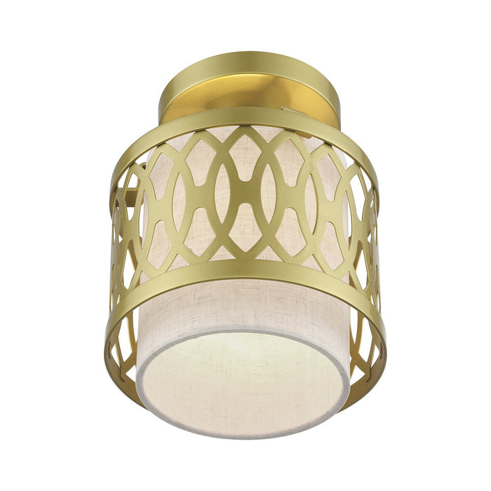 Livex Lighting - 53431-33 - One Light Semi-Flush Mount - Vistaview - Soft Gold