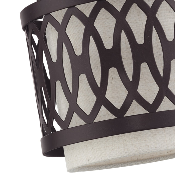 Livex Lighting - 53431-92 - One Light Semi-Flush Mount - Vistaview - English Bronze