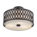 Livex Lighting - 53432-92 - Three Light Semi-Flush Mount - Vistaview - English Bronze