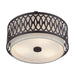 Livex Lighting - 53432-92 - Three Light Semi-Flush Mount - Vistaview - English Bronze