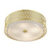 Livex Lighting - 53433-33 - Four Light Semi-Flush Mount - Vistaview - Soft Gold