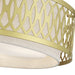 Livex Lighting - 53433-33 - Four Light Semi-Flush Mount - Vistaview - Soft Gold