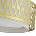 Livex Lighting - 53433-33 - Four Light Semi-Flush Mount - Vistaview - Soft Gold