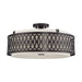 Livex Lighting - 53433-92 - Four Light Semi-Flush Mount - Vistaview - English Bronze