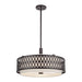 Livex Lighting - 53434-92 - Four Light Pendant Chandelier - Vistaview - English Bronze