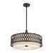 Livex Lighting - 53434-92 - Four Light Pendant Chandelier - Vistaview - English Bronze