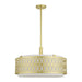 Livex Lighting - 53435-33 - Five Light Pendant Chandelier - Vistaview - Soft Gold