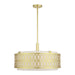 Livex Lighting - 53435-33 - Five Light Pendant Chandelier - Vistaview - Soft Gold