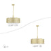 Livex Lighting - 53435-33 - Five Light Pendant Chandelier - Vistaview - Soft Gold