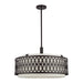Livex Lighting - 53435-92 - Five Light Pendant Chandelier - Vistaview - English Bronze