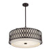 Livex Lighting - 53435-92 - Five Light Pendant Chandelier - Vistaview - English Bronze