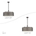 Livex Lighting - 53435-92 - Five Light Pendant Chandelier - Vistaview - English Bronze