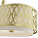 Livex Lighting - 53437-33 - Six Light Linear Chandelier - Vistaview - Soft Gold
