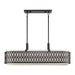 Livex Lighting - 53437-92 - Six Light Linear Chandelier - Vistaview - English Bronze