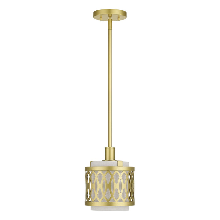 Livex Lighting - 53439-33 - One Light Mini Pendant - Vistaview - Soft Gold