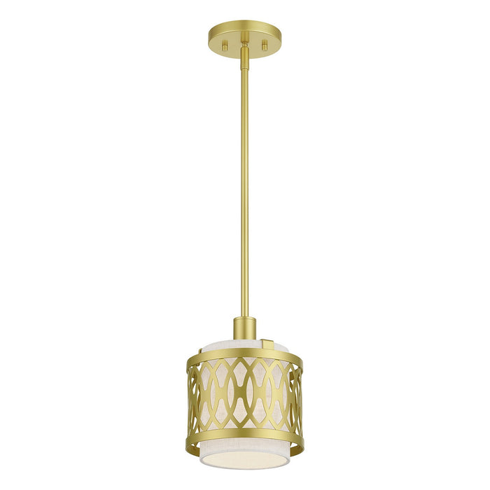 Livex Lighting - 53439-33 - One Light Mini Pendant - Vistaview - Soft Gold