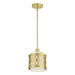 Livex Lighting - 53439-33 - One Light Mini Pendant - Vistaview - Soft Gold