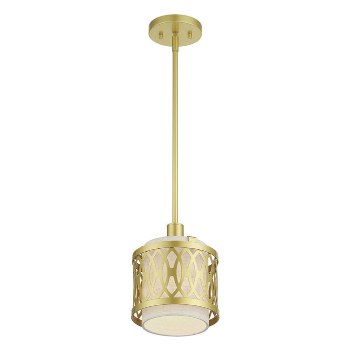 Livex Lighting - 53439-33 - One Light Mini Pendant - Vistaview - Soft Gold