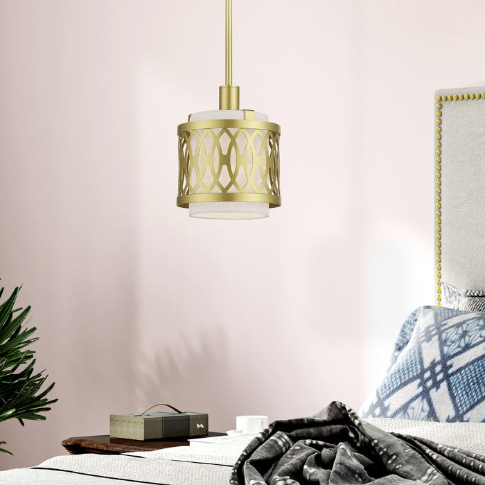 Livex Lighting - 53439-33 - One Light Mini Pendant - Vistaview - Soft Gold