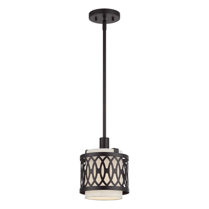 Livex Lighting - 53439-92 - One Light Mini Pendant - Vistaview - English Bronze