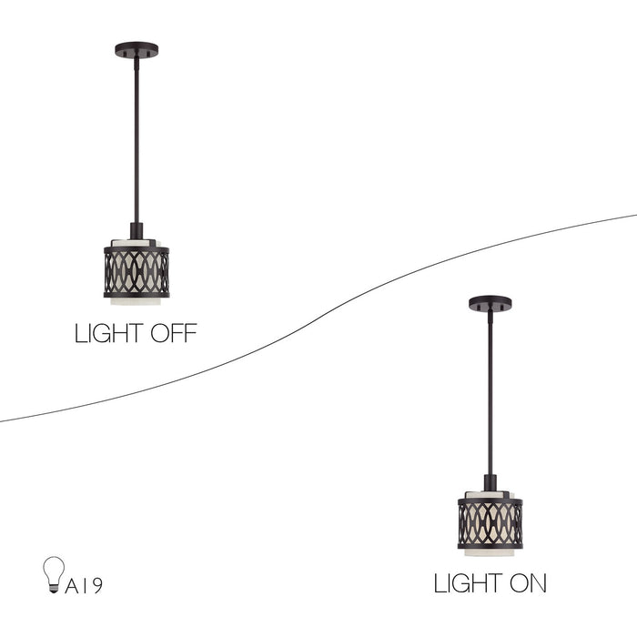 Livex Lighting - 53439-92 - One Light Mini Pendant - Vistaview - English Bronze