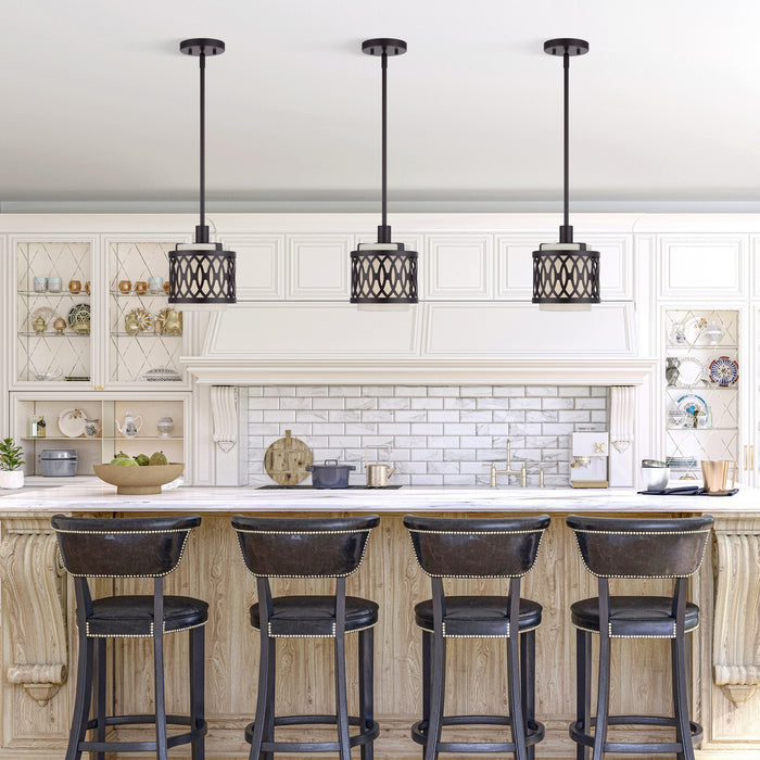 Livex Lighting - 53439-92 - One Light Mini Pendant - Vistaview - English Bronze